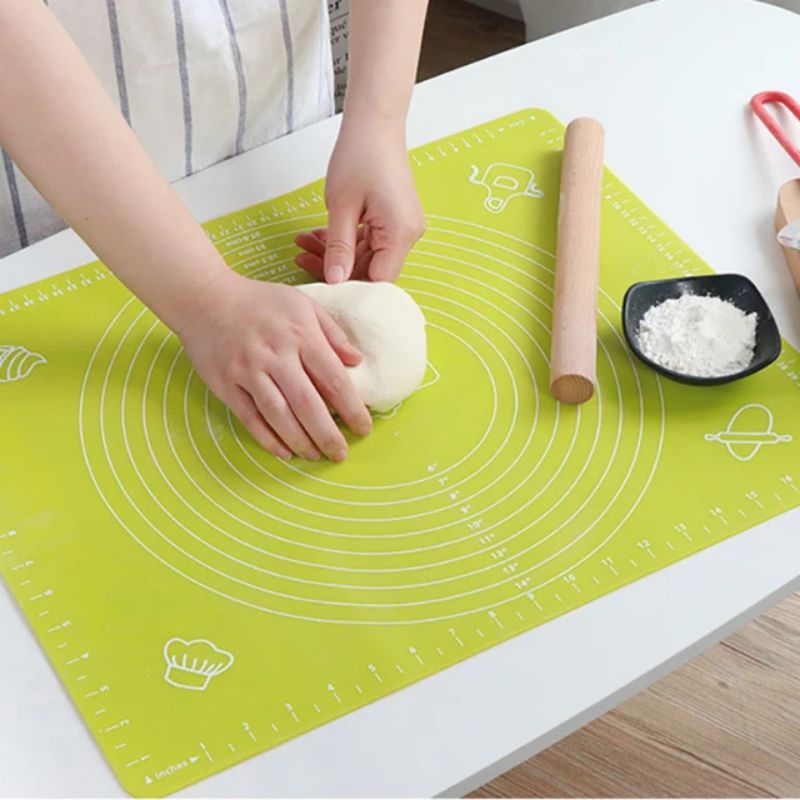 Baking Mat Silikon Alas Adonan Kue Cake Silicone Silikon Foodgrade Besar