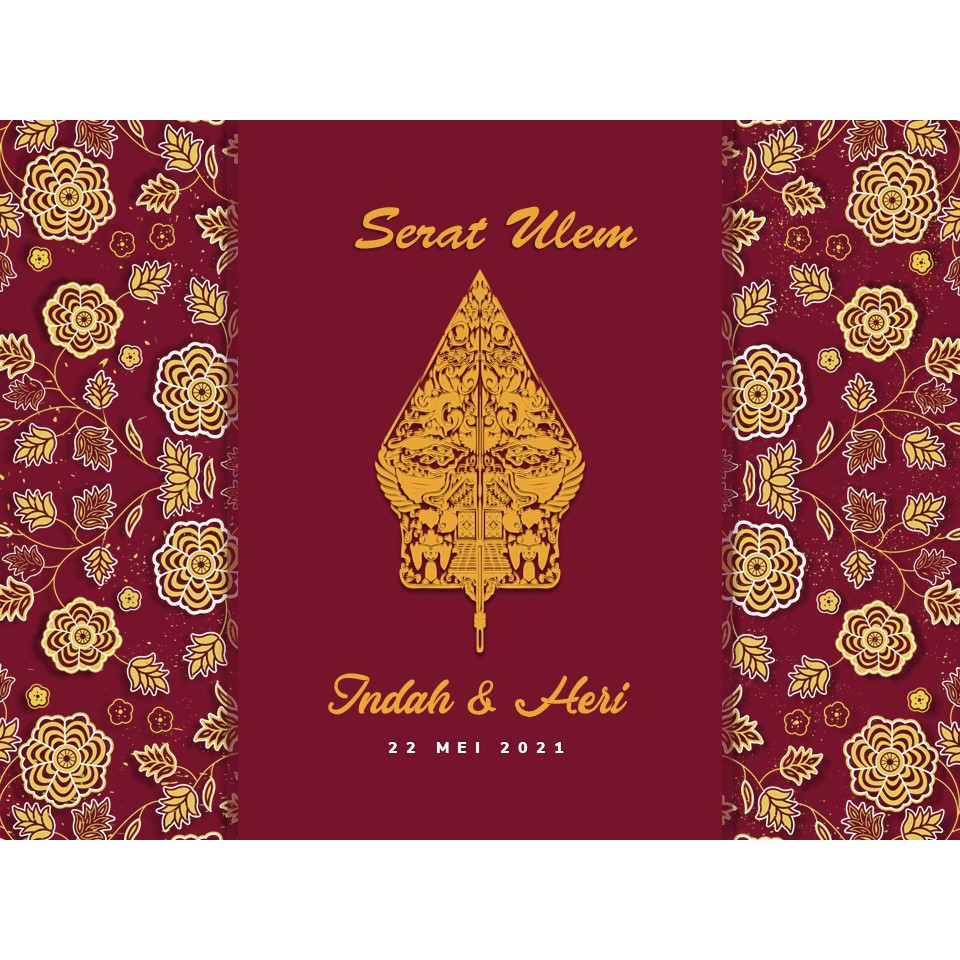 Undangan Digital Video Pernikahan Versi Jawa