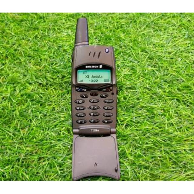 HP Jadul Ericsson T28 T28s Flip Antena Siap Pakai Not T39 Or t10 or t29