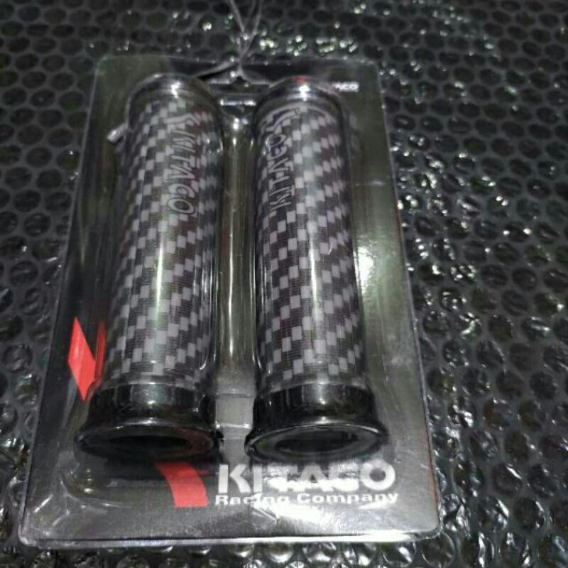 HANDGRIP KITACO KARBON JALU HITAM