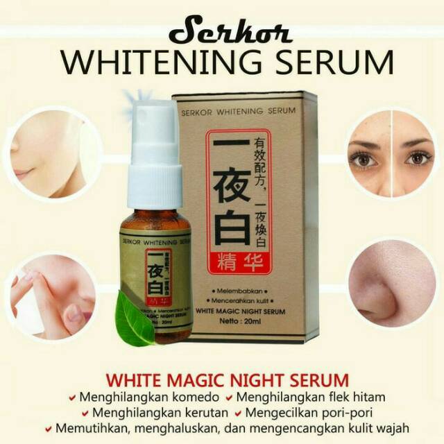 Serkor Whitening Serum Wajah Korea