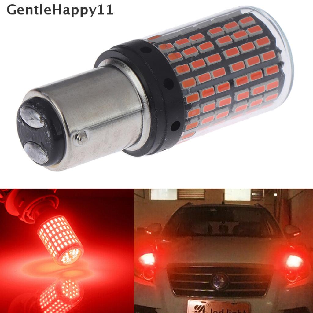 Gentlehappy 1Pc 1157lampu LED Red Canbus 301414 144-SMD Lampu Rem Sein Mobil No Flash