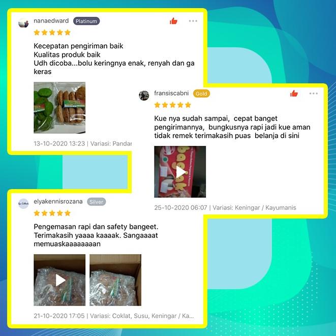 

[PRODUK P00YD] Kue Bagiak Jadul / Camilan Manis Garing / Suguhan Kering Lembut Oleh Oleh Khas Banyuwangi 150gr HJH