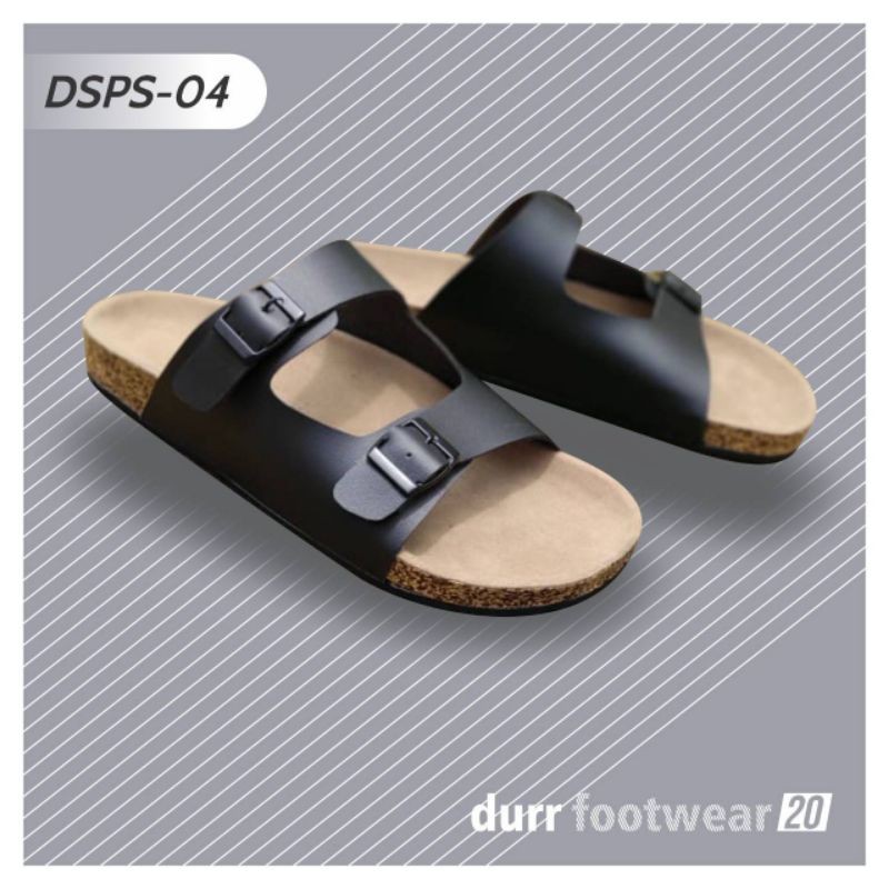 Sandal Puyuh Slop Pria Kulit, Sandal durr footwear original handmade, sandal pria slide