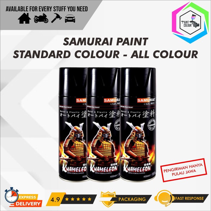 Samurai Paint Cat Semprot/Pylox Warna Standart (Pilih Kode Di Ket)