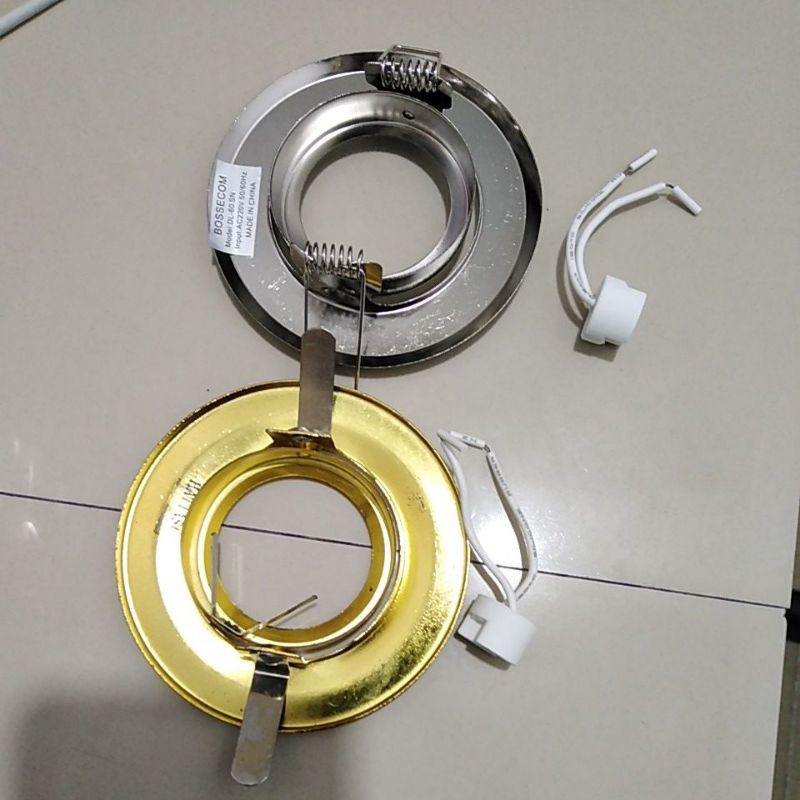 DOWNLIGHT MINI FITTING / KAP MATA KUCING GOLD DAN CHROM