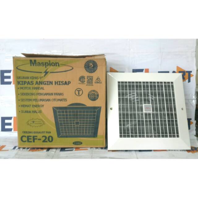 Maspion ceiling exhaust fan CEF20  kipas angin hisap Plafon CEF 20 Original