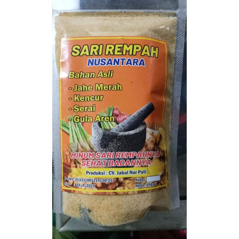 

SARI REMPAH NUSANTARA PENAMBAH IMUNITAS DAN PELEGA TENGGOROKAN