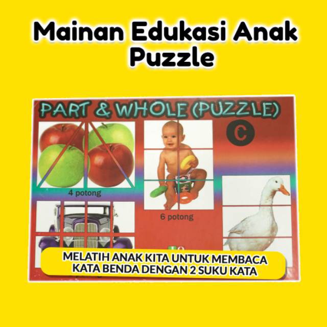 IQ DEV MAINAN TERAPI & EDUKASI ANAK|ORIGINAL|PART & WHOLE (C)