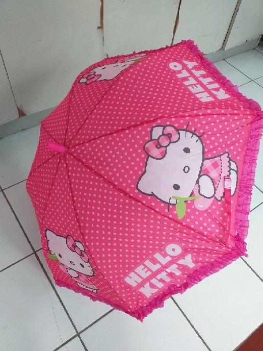 Payung Anak Hello Kitty - Looney Tunes Merk Walet 319