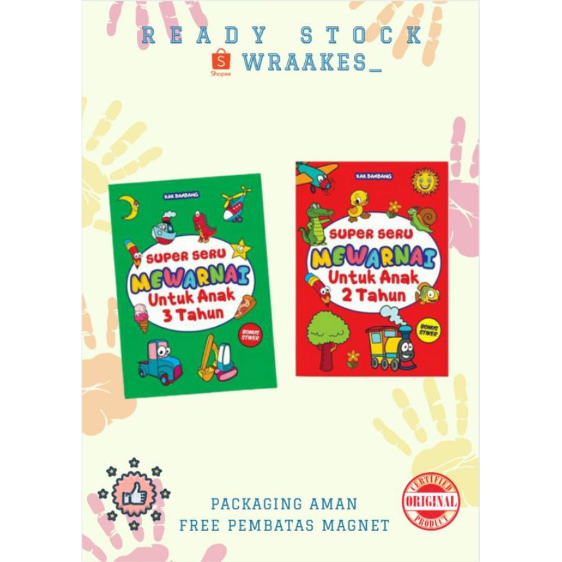 BUKU ANAK: SUPER SERU BUKU MEWARNAI UNTUK ANAK 3 TAHUN