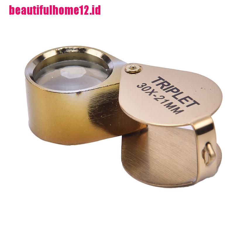 Kaca Pembesar Lipat 30x 30x21mm Untuk Perhiasan