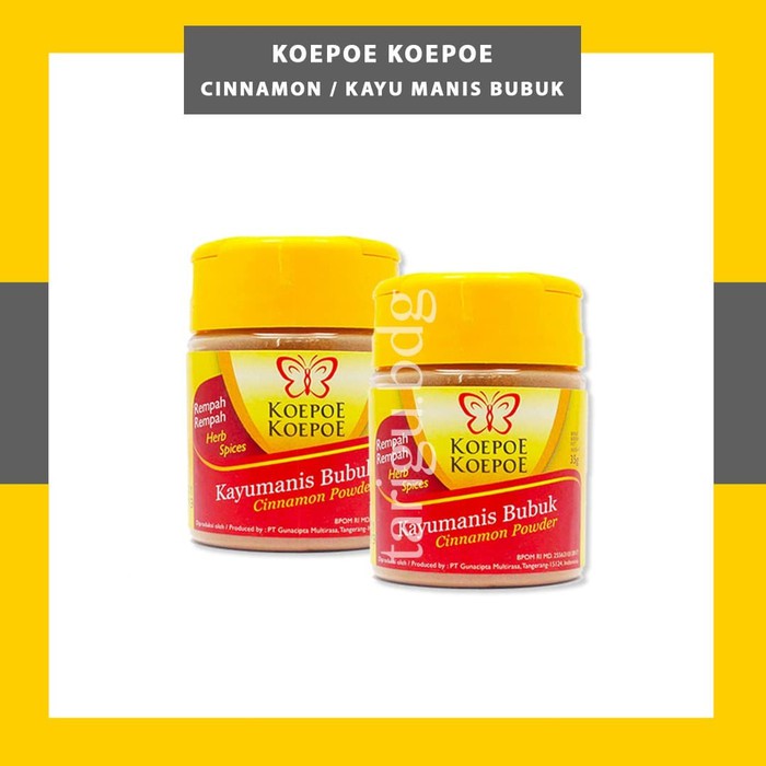 

Dijual CINNAMON POWDER KOEPOE KOEPOE 35GR - BUBUK KAYU MANIS BUBUK CINNAMON Diskon