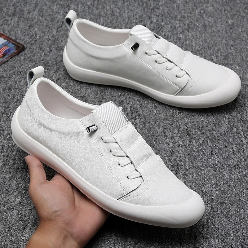 genuine leather sneakers for men