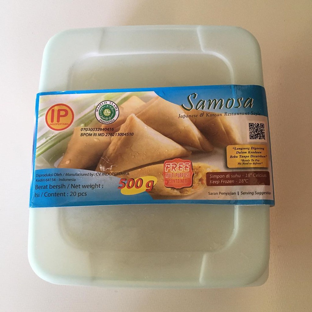 

Samosa 500 gram isi 20