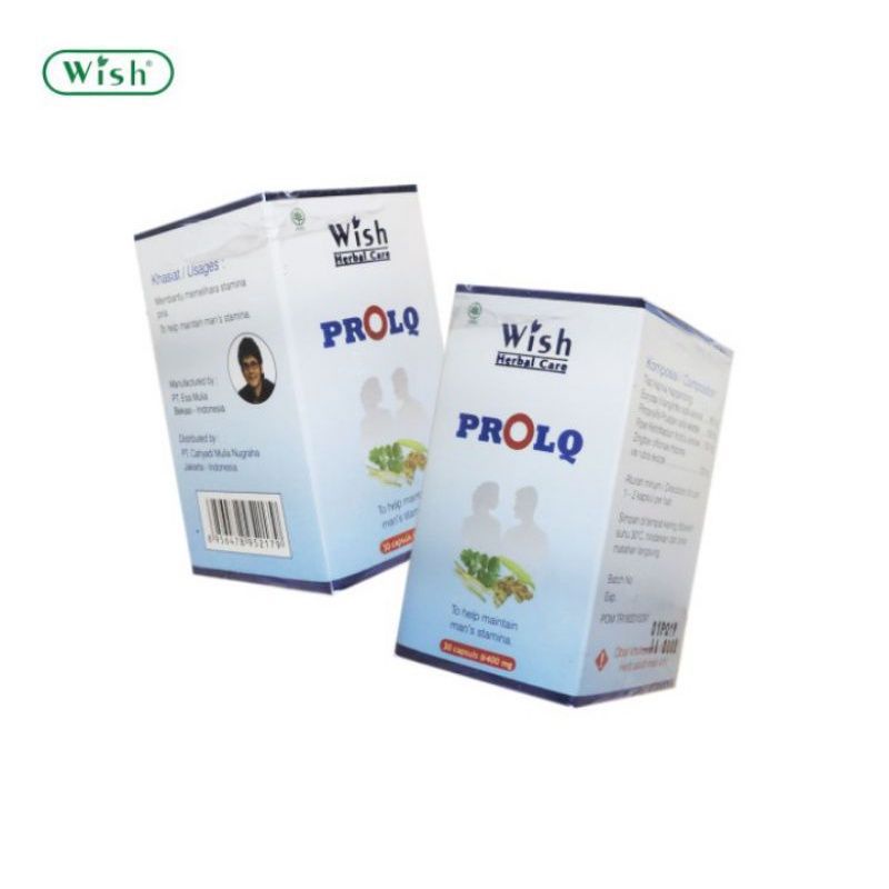 WISH PROLQ - PROLQ ORIGINAL DR BOYKE 100% ORIGINAL - OBAT MULTIVITAMIN PRIA DEWASA - OBAT STAMINA PRIA - WISH HERBAL CARE PROLQ-3