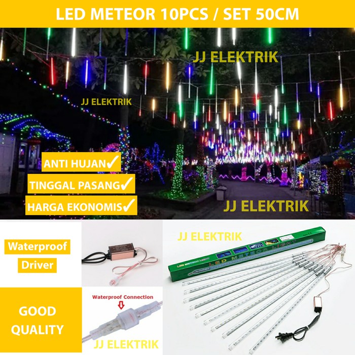 Lampu Meteor LED SMD / Lampu Hias Gantung RGB Warna Warni