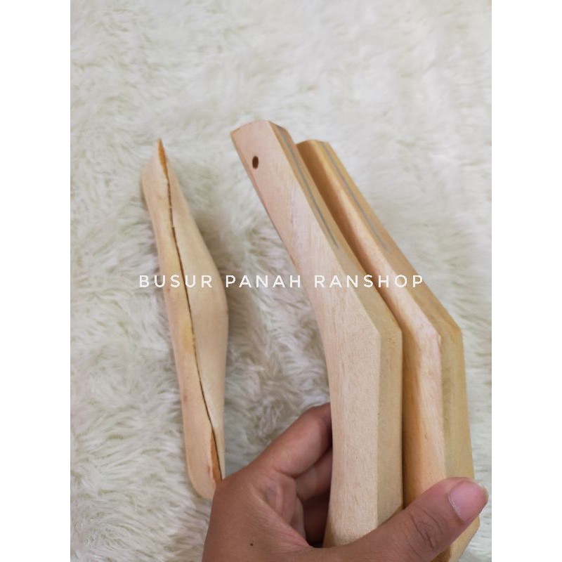 Set Siyah Handle Turkishbow Insert Fiber ABS Busur Panahan Mahoni