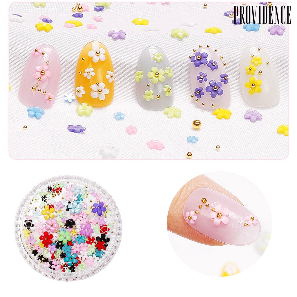 Ornamen Bunga 3D Bahan Resin Untuk Dekorasi Nail Art