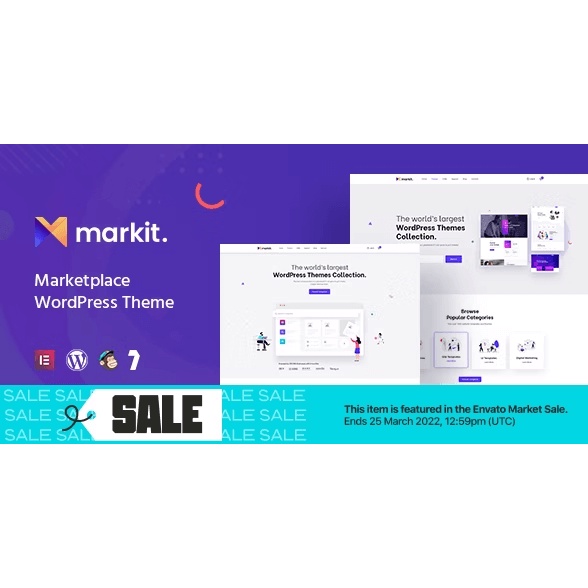 Markite – Digital Marketplace WordPress Theme + RTL