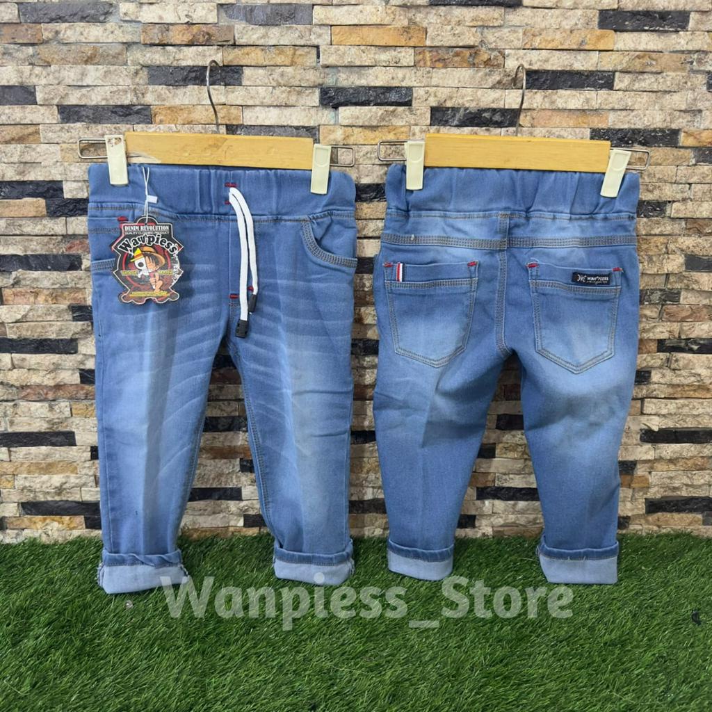 Celana Jeans Anak Umur 1-8 Tahun | KAIN JEANS STRECH PREMIUM