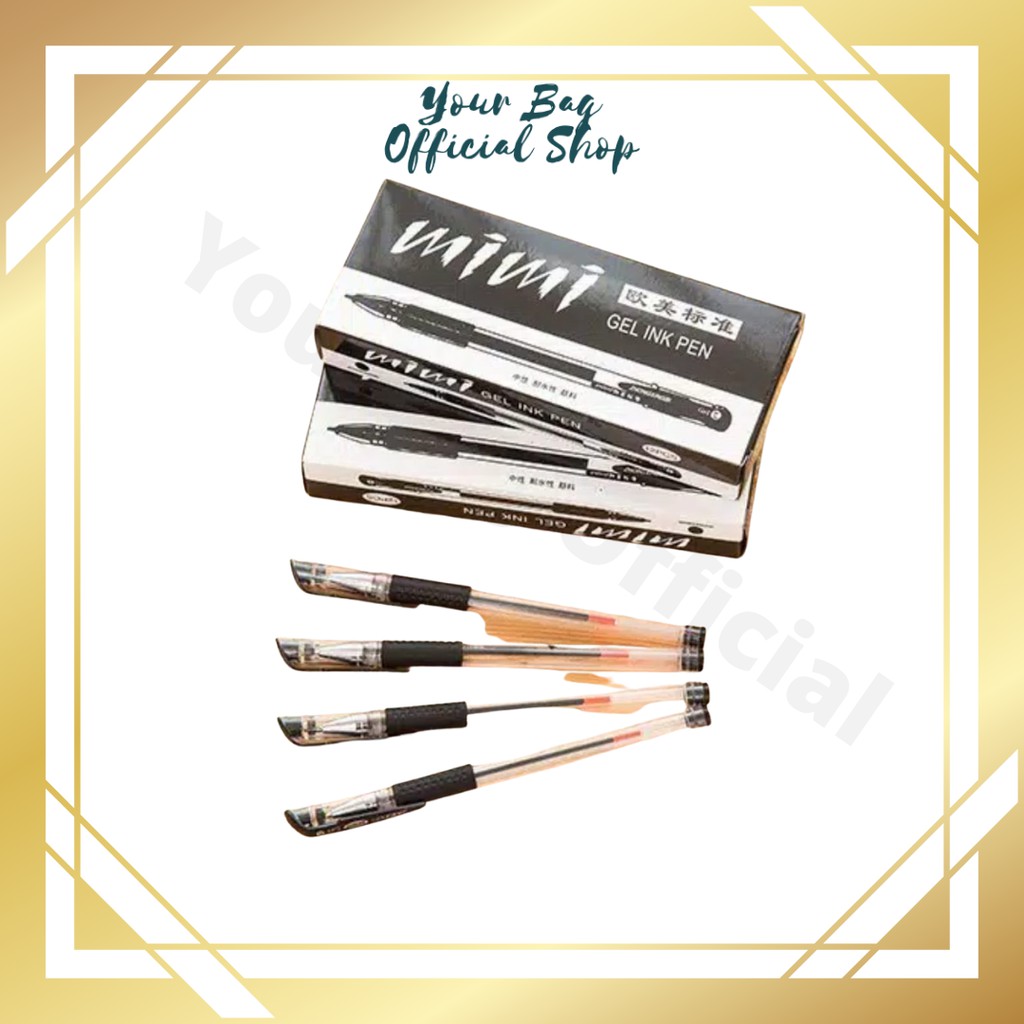 YBOS - Pena Gel Mimi 0.5mm International Standard Pulpen Gel Mimi Import Murah