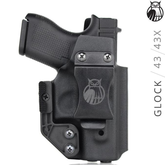 Kydex Holster Glock 43 Glock 43x IWB G43 Inside Waistband Pax Dynamics Star Seller