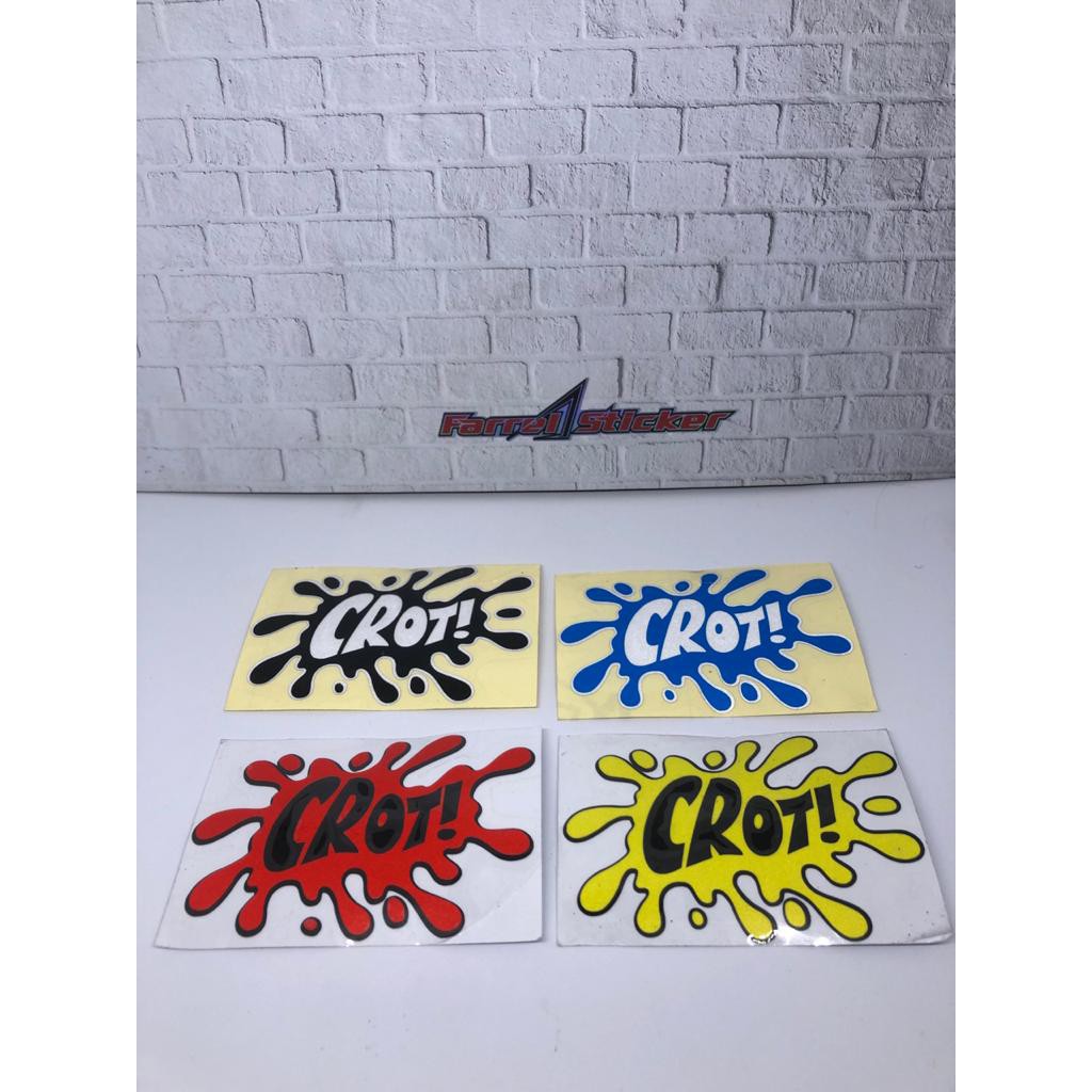 stiker bercak sticker crot