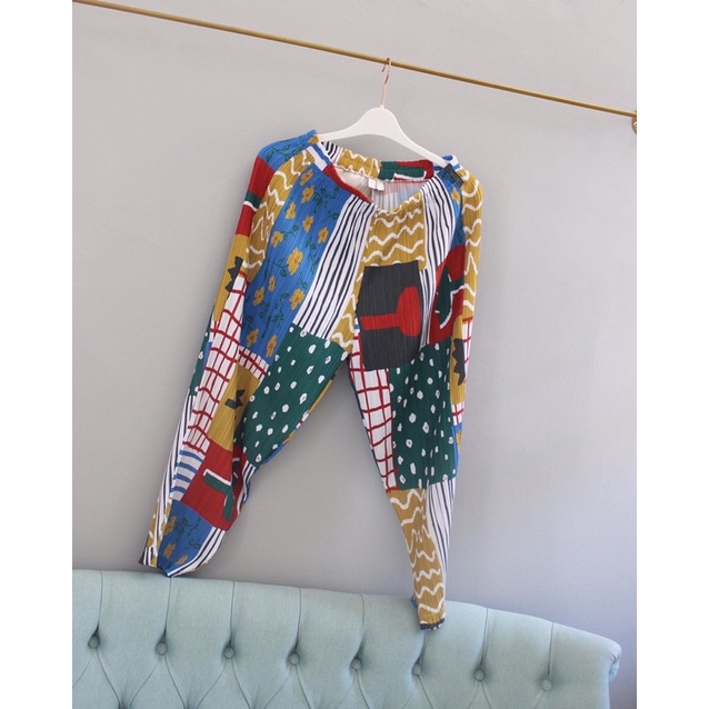 preloved nadjani pleats pants