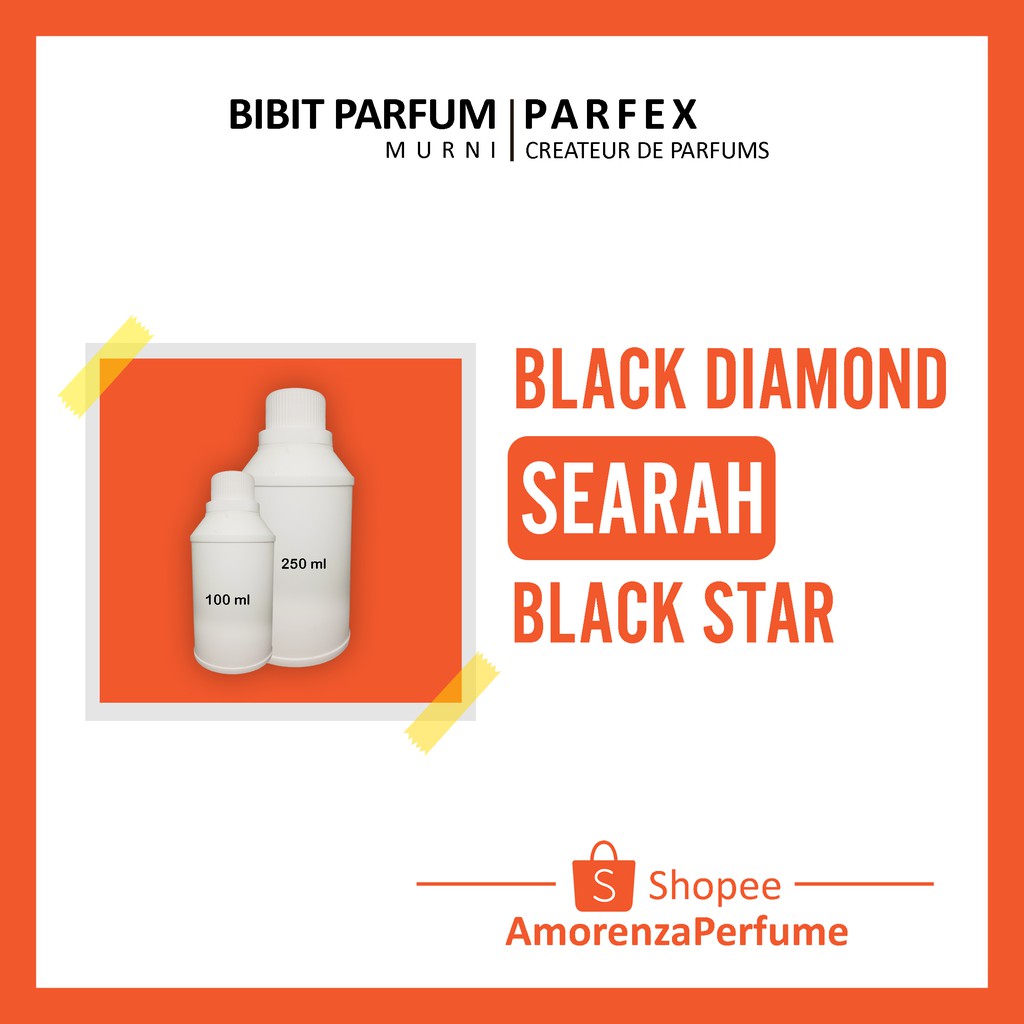 BLACK DIAMOND BIBIT PARFUM PARFEX ORIGINAL 100% TANPA CAMPURAN / BIBIT PARFUM / BIBIT MINYAK WANGI