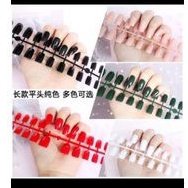 Kuku palsu French 24pcs Nail art