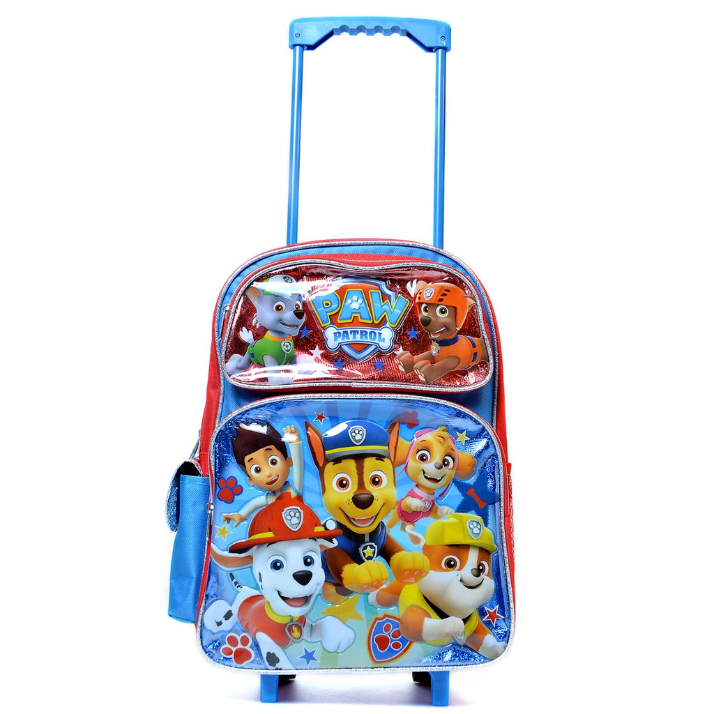 Tas Trolly Anak Paw Patrol / Rolling Backpack Paw Patrol Happy Jump 16 Inch A16503