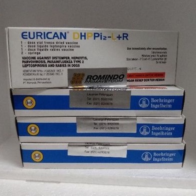Eurican 6 Plus Rabisin Vaksin Lengkap Anjing Sama Dengan E7 Komplit