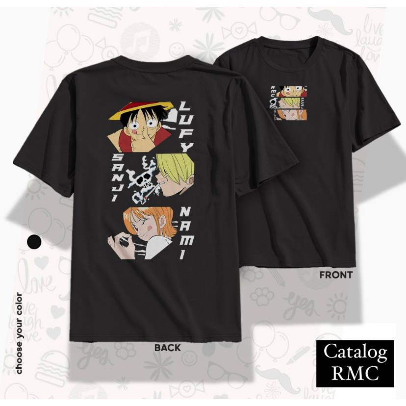 KAOS ANIME JEPANG ONE PIECE JAPANESE STYLE ALL SIZE PRIA WANITA