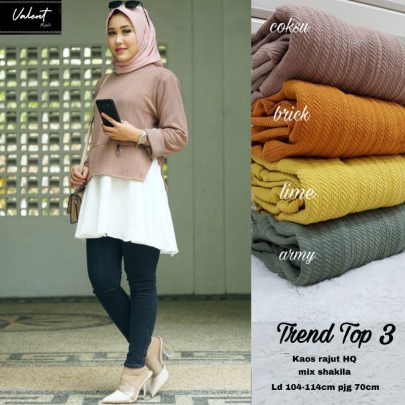 TREND TOP#3 | BAJU ATASAN WANITA | BY VALENT