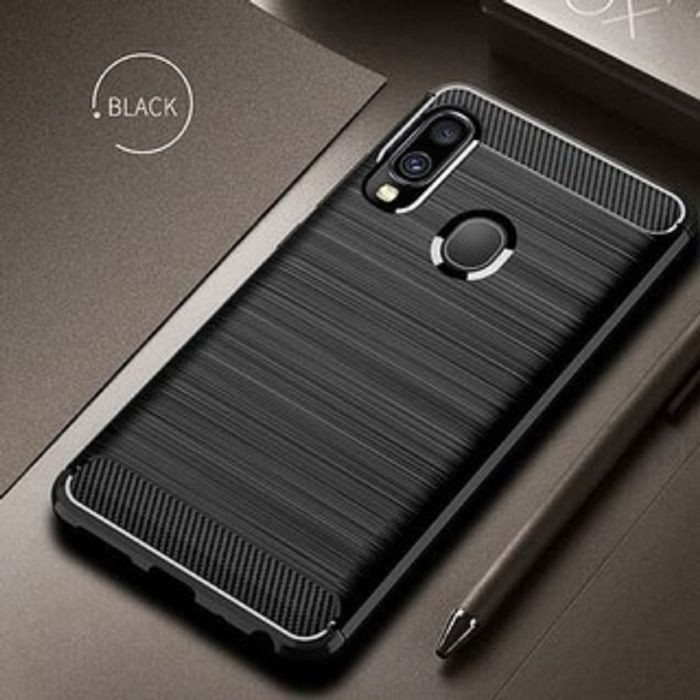 Silicon Case SAMSUNG A20 A30 Softcase iPAKY Carbon Casing Cover