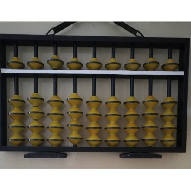 Sempoa Besar Peraga Guru 9 Tiang  (Termurah )