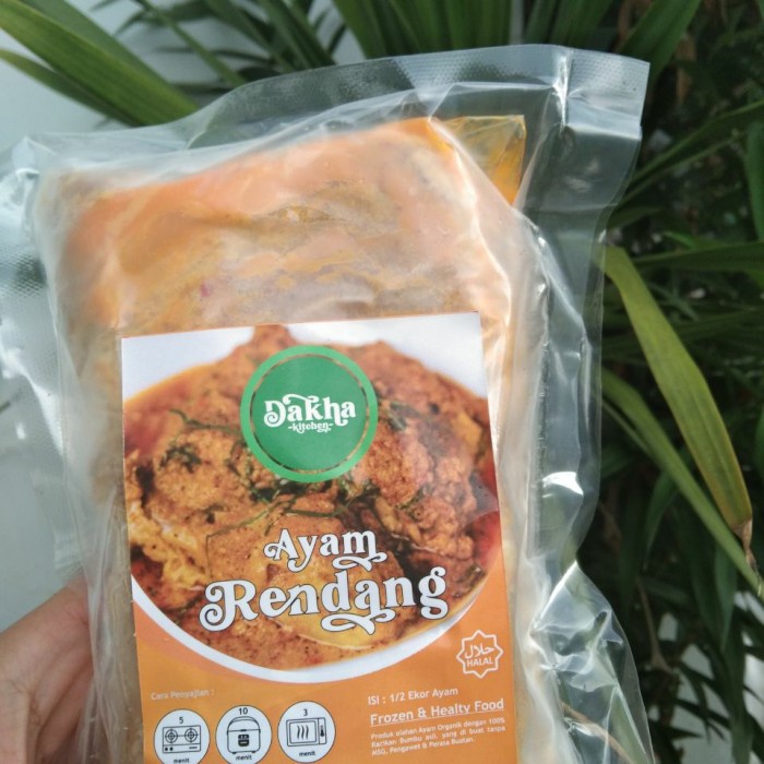

Ayam Organik Bumbu Rendang Non Msg 049