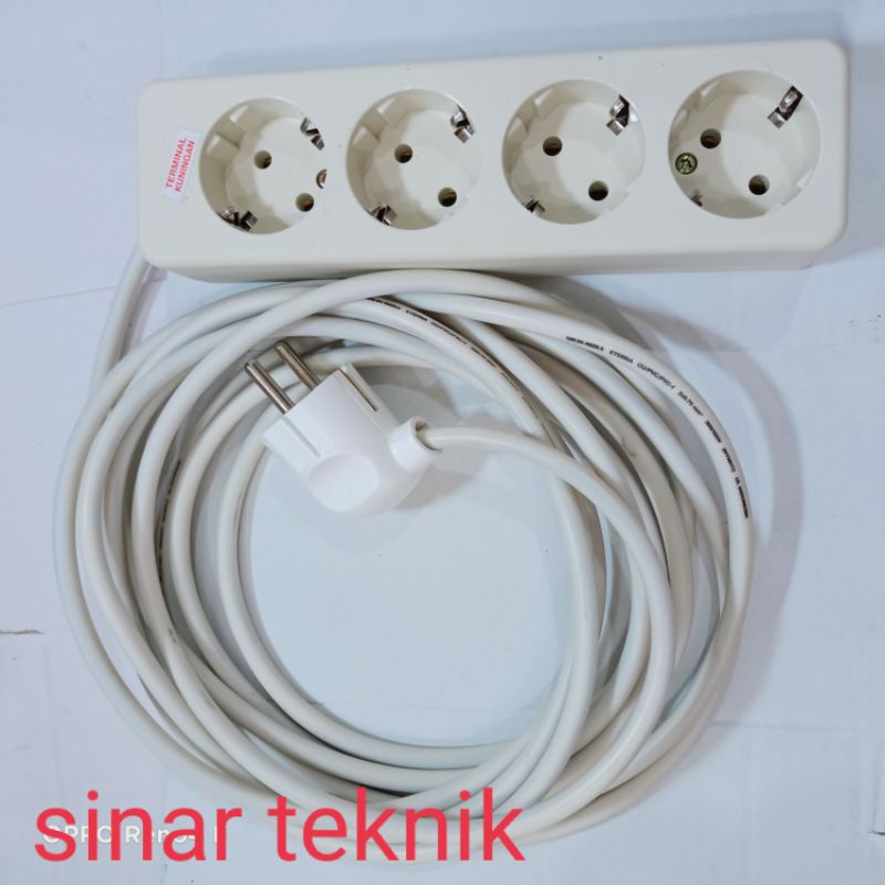 Stopkontak uticon 1,2,3,,4,5,6 Lubang/Kabel ETERNA 2,3,4,5,7,8,10 M/Steker Broco