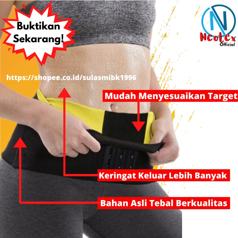 Korset Perut Buncit Corset Pelangsing Pembakar Lemak Alat Pelangsing Perut Wanita