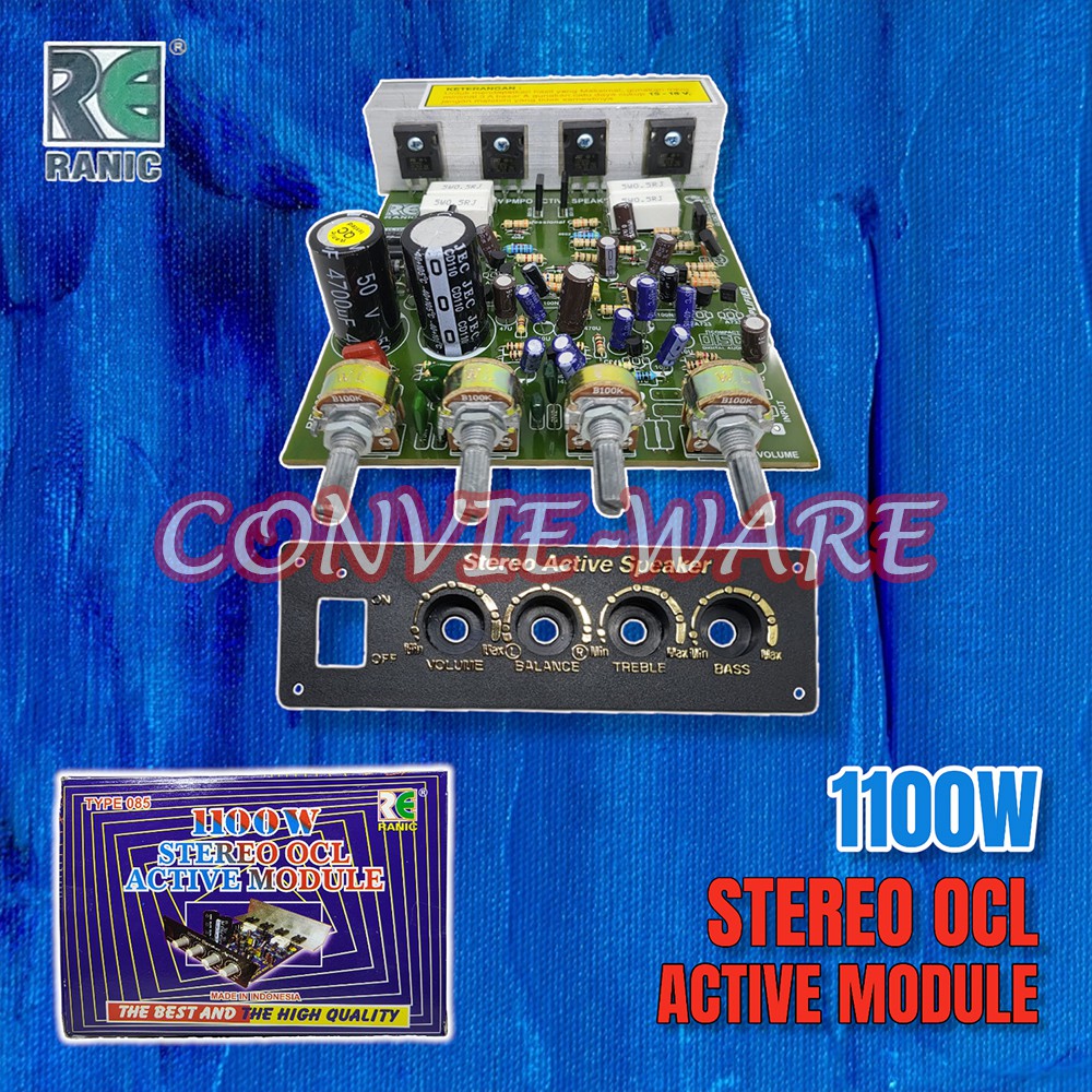 Kit Aktif Speaker Stereo OCL 1100w PMPO RANIC