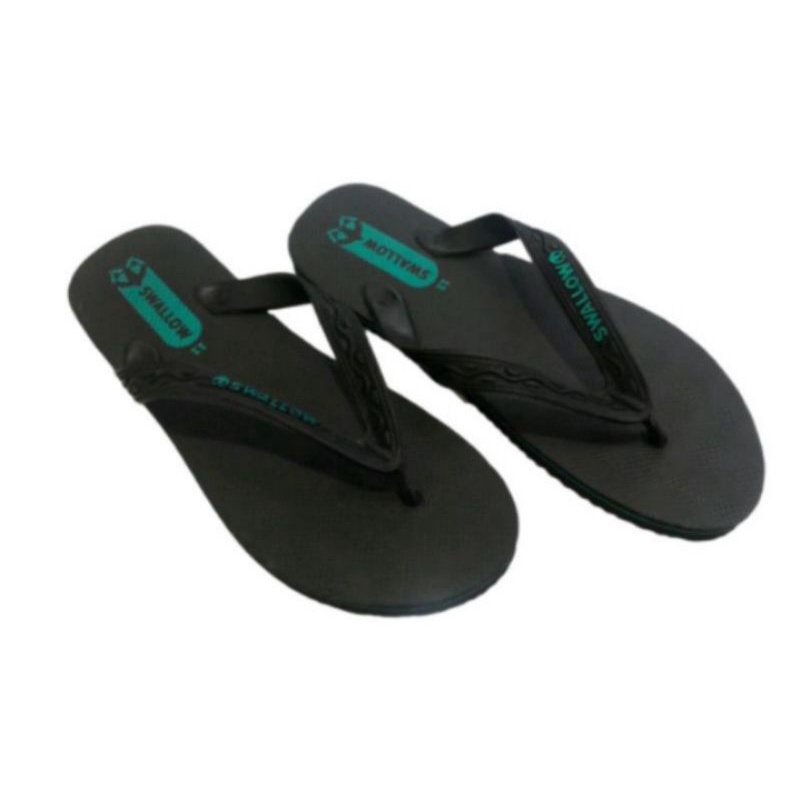 sandal sunswalow no : 11 / 12 ( biru &amp; hijau )  swalow hitam no :11 / 11,5 / 12