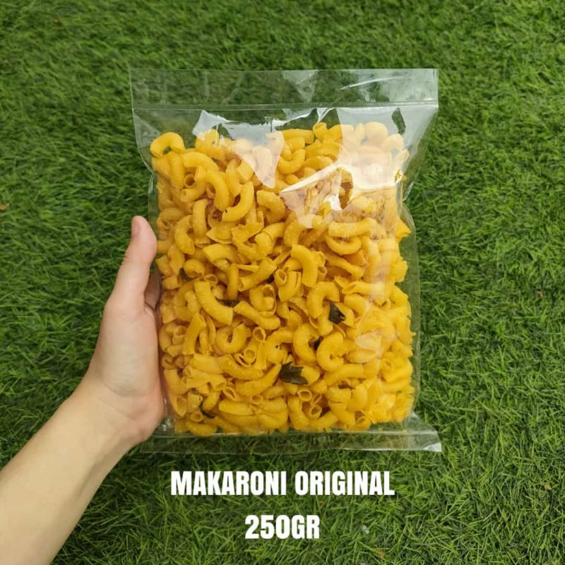

CEMILAN MURAH BANDUNG Makroni Bantat Jeruk Original dan Pedas 250gr