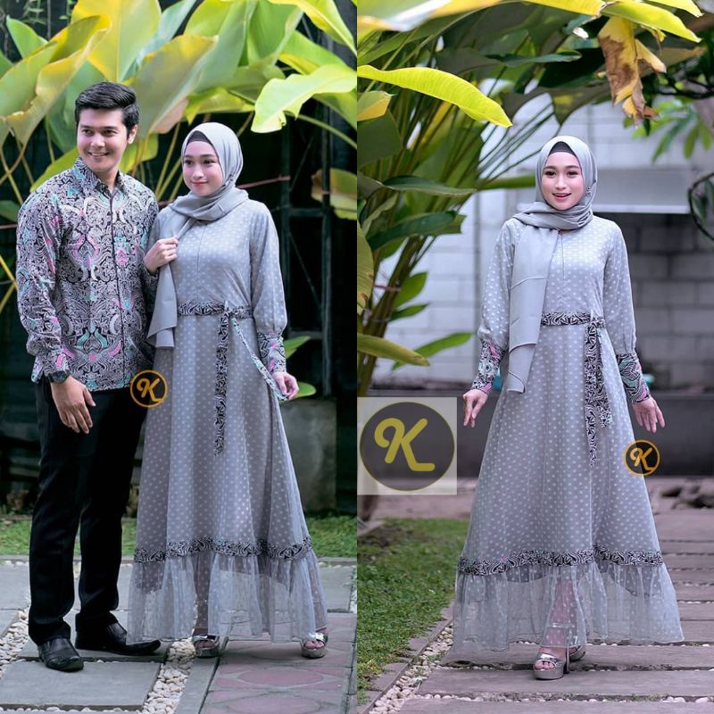 Baju Batik Couple Modern Batik Set Baju Couple Pasangan Gamis Brukat Couple Pasangan Batik Couple Batik Modern Couple Batik Katun Original Asli KARYAKU 1-0