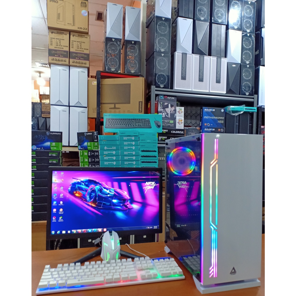 PC GAMING CORE I5 RAM 8 GB VGA 4 GB FULLSET SIAP PAKAI