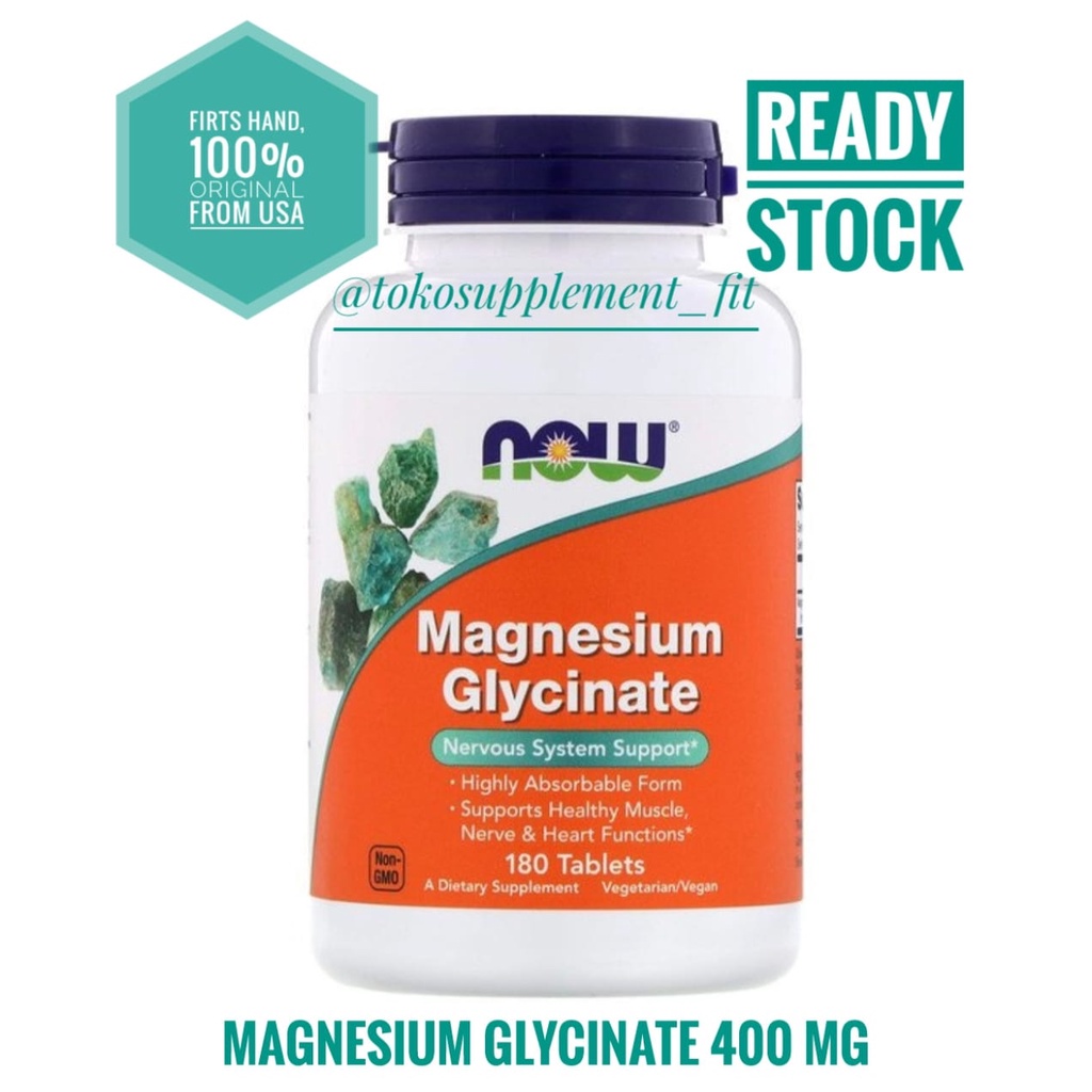 Now Food / Now Foods Magnesium Glycinate isi 180