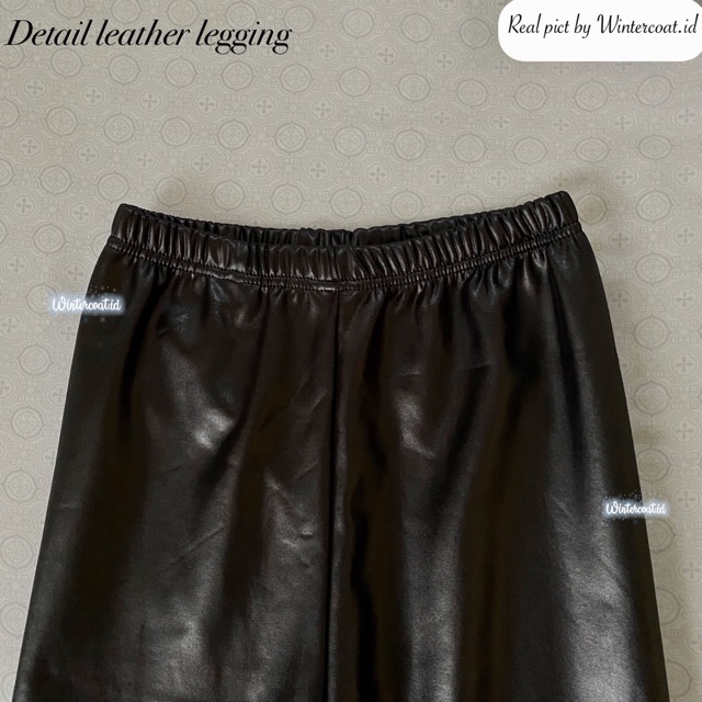 READY INDONESIA Celana legging kulit wanita musim dingin leather pants women cewek inner fur winter