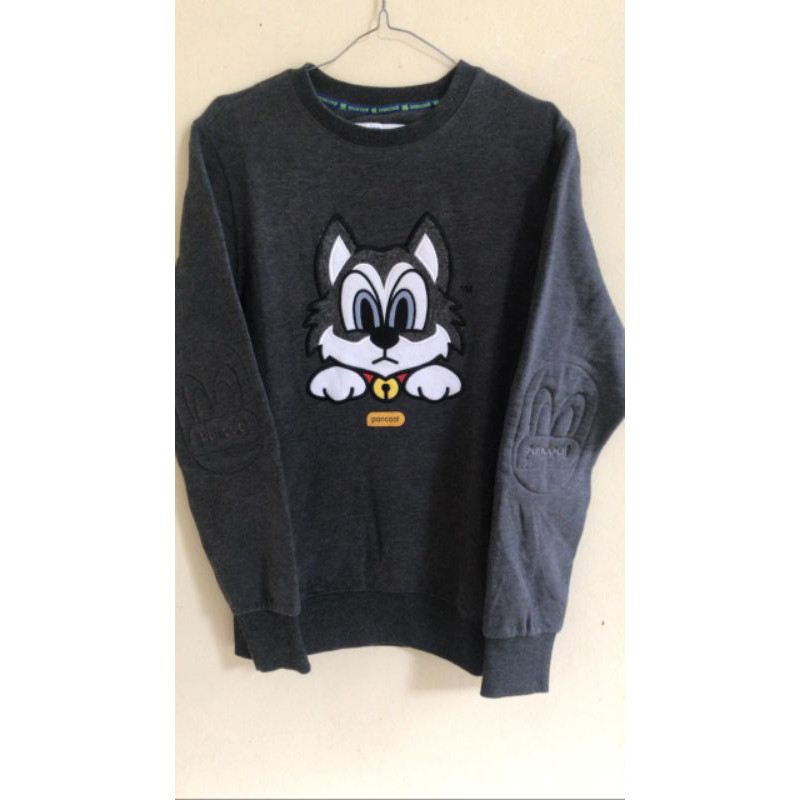 crewneck pancoat pop husky size XS fit M