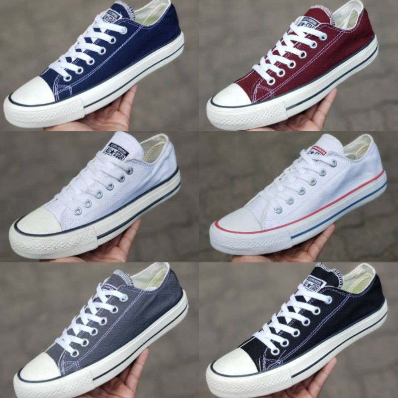 Sepatu Converse Klasik Premium Grade Ori. Size 37-43 Unisex. Free Kaos Kaki