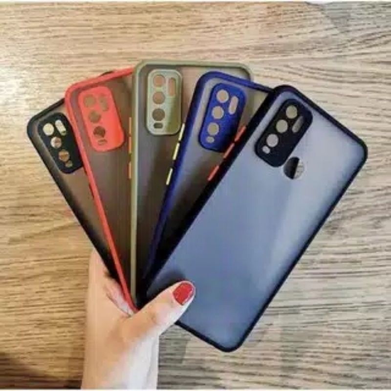 VIVO ALL TYPE Hard Case Matte Colored Dove Pelindung Kamera